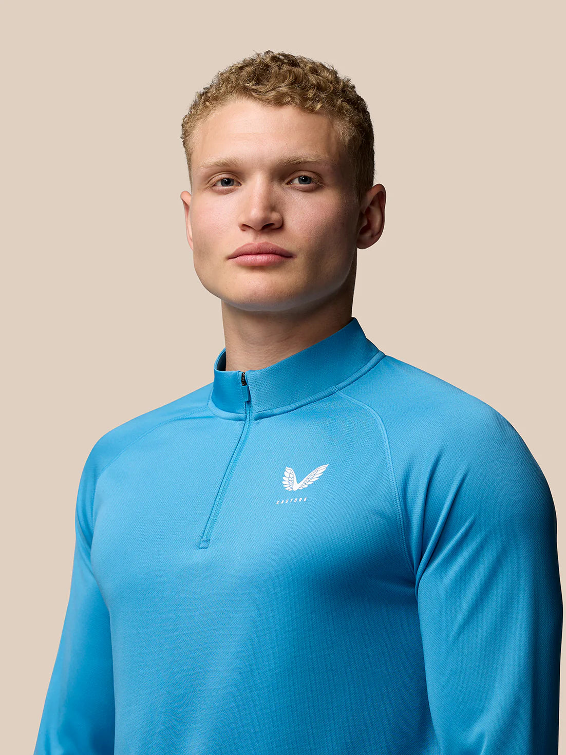 Adapt Training 1/4 Zip Top - Corn Blue