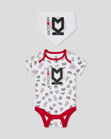 MK DONS CORE BABY SET 1 (VEST & BIB)