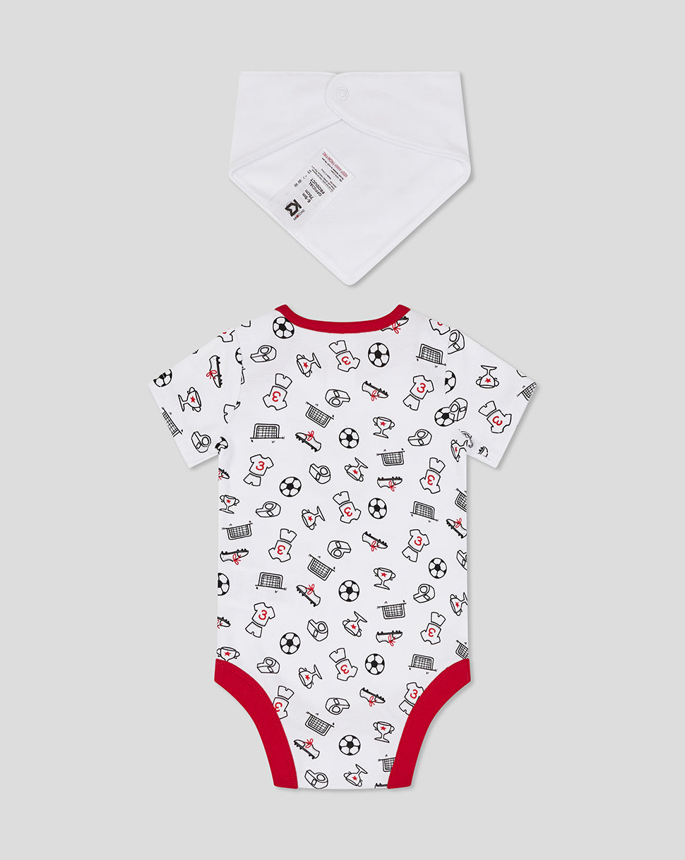 MK DONS CORE BABY SET 1 (VEST & BIB)