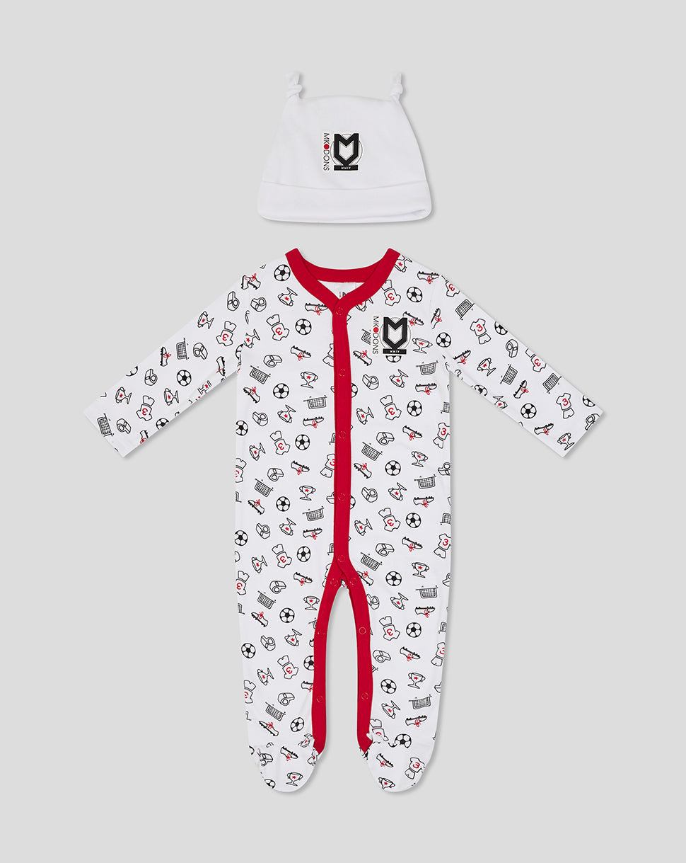 MK DONS CORE BABY GIFT SET 1 (ROMPER & HAT)