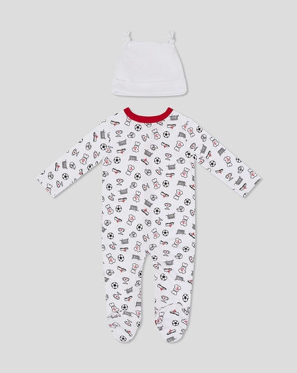 MK DONS CORE BABY GIFT SET 1 (ROMPER & HAT)