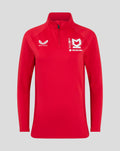 WOMEN'S 24/25 TRAINING 1/4 ZIP TOP RED