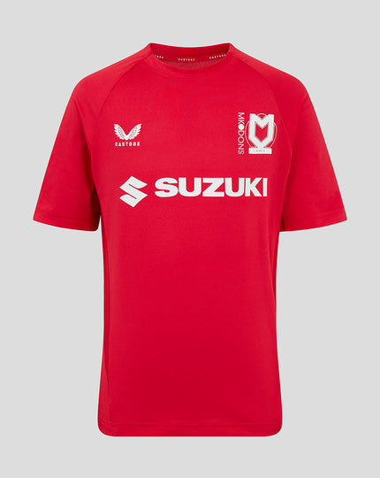 JUNIOR'S 24/25 RED TRAINING SHORT SLEEVE TEE