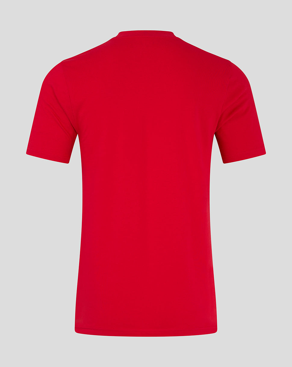 PRO PLAYERS LOCK UP LOGO TEE - RED