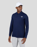 Midnight Golf Navy Essential Long Sleeve Polo