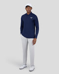 Midnight Golf Navy Essential Long Sleeve Polo