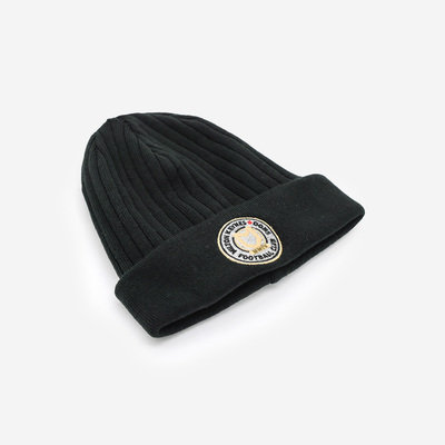 Black Crest Beanie