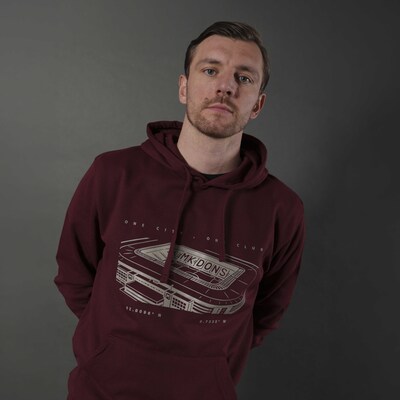 Mens Stadium Hoodie - Maroon