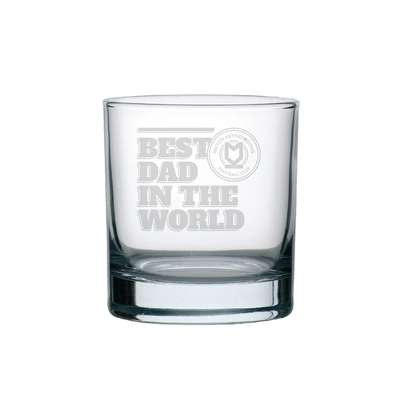 Best Dad Whiskey Glass