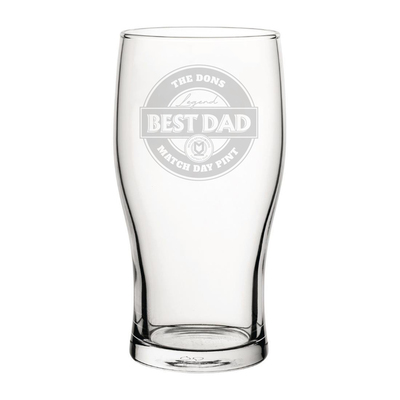 Legend Dad Match Day Pint Glass