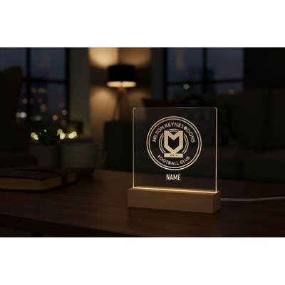 Personalised Crest LED Light