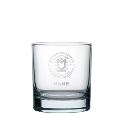 Personalised Crest Whiskey Glass