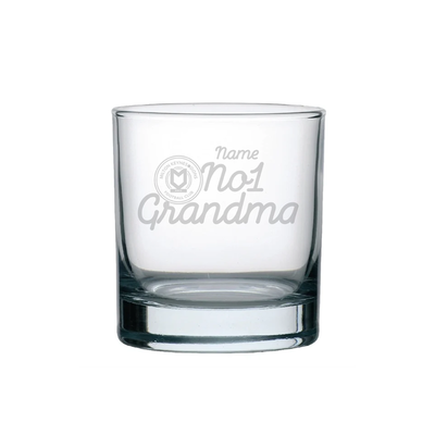 Personalised No.1 Grandma Whiskey Glass