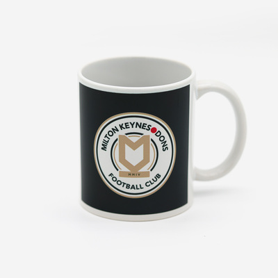 Crest Mug - Black/White