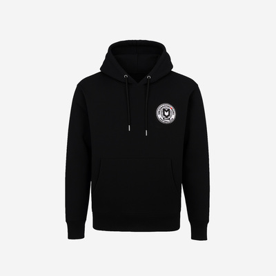 Mens Elevate Organic Black Hoodie