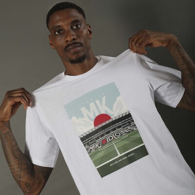 Mens Postcard Tee - White