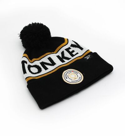 Reebok Black/Gold Bobble Hat