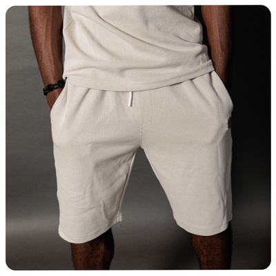 Mens Crucial Oat Shorts - Stone