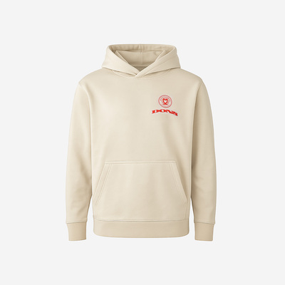 Womens Oversized Crest/Dons Bone Hoodie