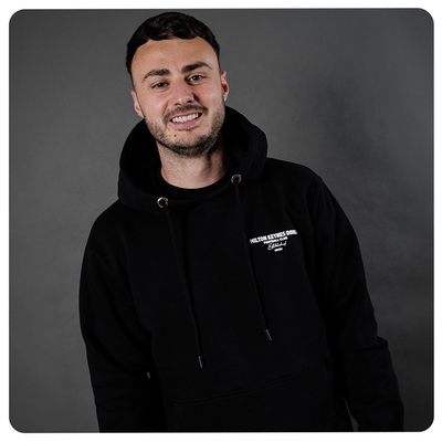 Mens Wordmark Hoodie Black