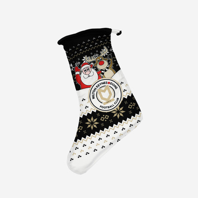 Christmas Stocking - Santa & Rudolph