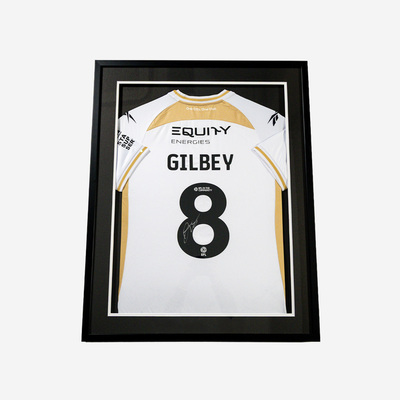 Alex Gilbey Signed Shirt - Framed