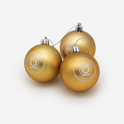 Christmas Baubles 3 x pack
