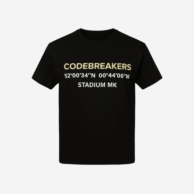 Mens Codebreakers Black Tee