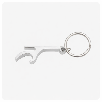 Bottle Opener Crest Keyring