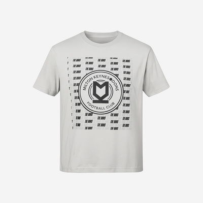 Mens Crest/Dons Graphic Light Asphalt Tee