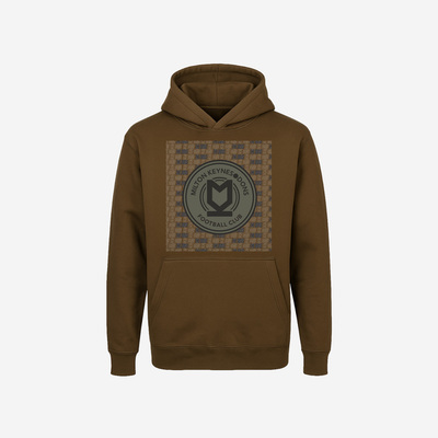 Mens Crest/Dons Graphic Olive Hoodie