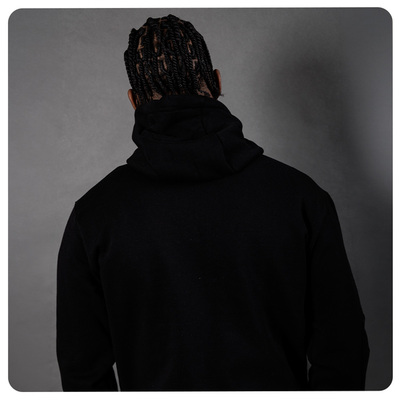 Mens Dons Full Zip Hoodie Black
