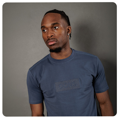 Mens Ghent Embroidered T-Shirt Petrol