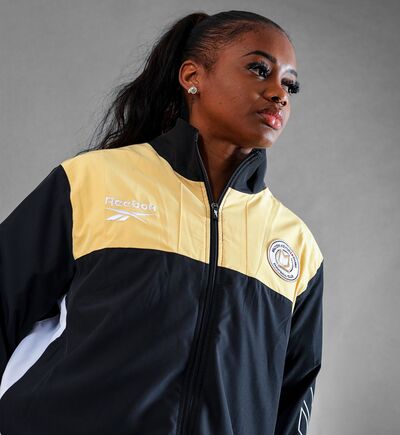 Mens Gold Reebok Heritage Woven Jacket