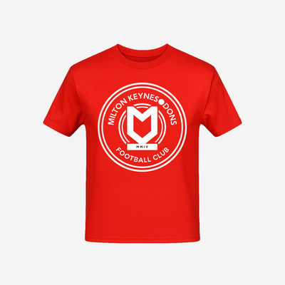 Mono Crest T-Shirt Red Junior