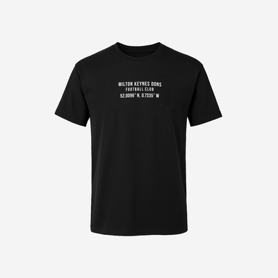 Mens Location Black Tee