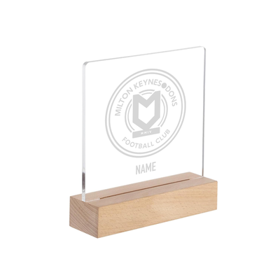 Personalised Crest LED Light