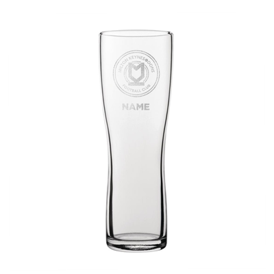 Personalised Crest Pilsner Glass