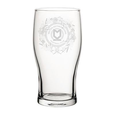 Christmas Crest Pint Glass
