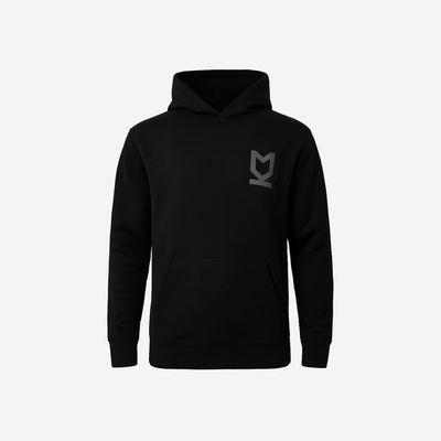 Mens Oversized Crest/Dons Black Hoodie