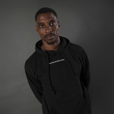 Mens Postcard Hoodie - Black