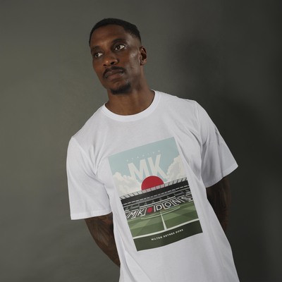 Mens Postcard Tee - White