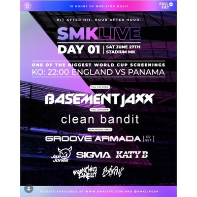 Lot 4 - SMK Live Day One VIP Box