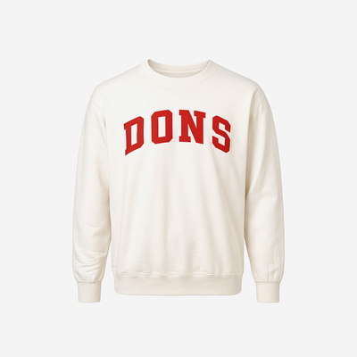 Mens Stamp White Sweat