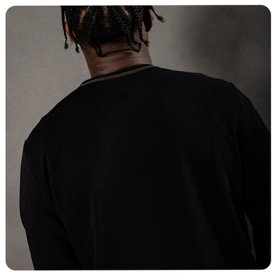 Mens Contrast Stitch Sweat
