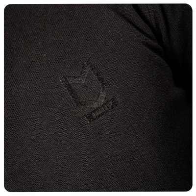 Mens Knitted 1/4 Zip - Black