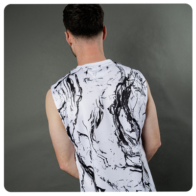 Mens Marble Poly Vest