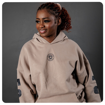 Unisex Oversized Hoodie - Stone