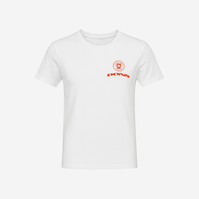 Womens Crest/Dons Graphic White  Tee