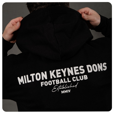 Mens Wordmark Hoodie Black